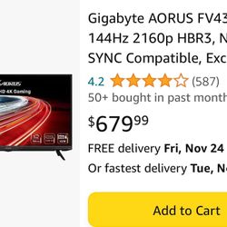 monitor 43 inch gaiming