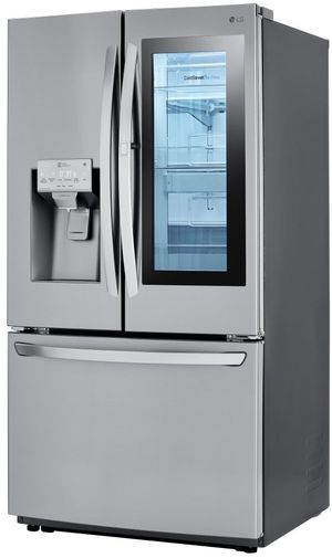 Lg Instaview 26 Cu Ft French Door Refrigerator With Dual Ice Maker
