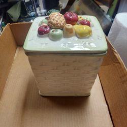 Vintage Fruit Shaped Cookie Jar