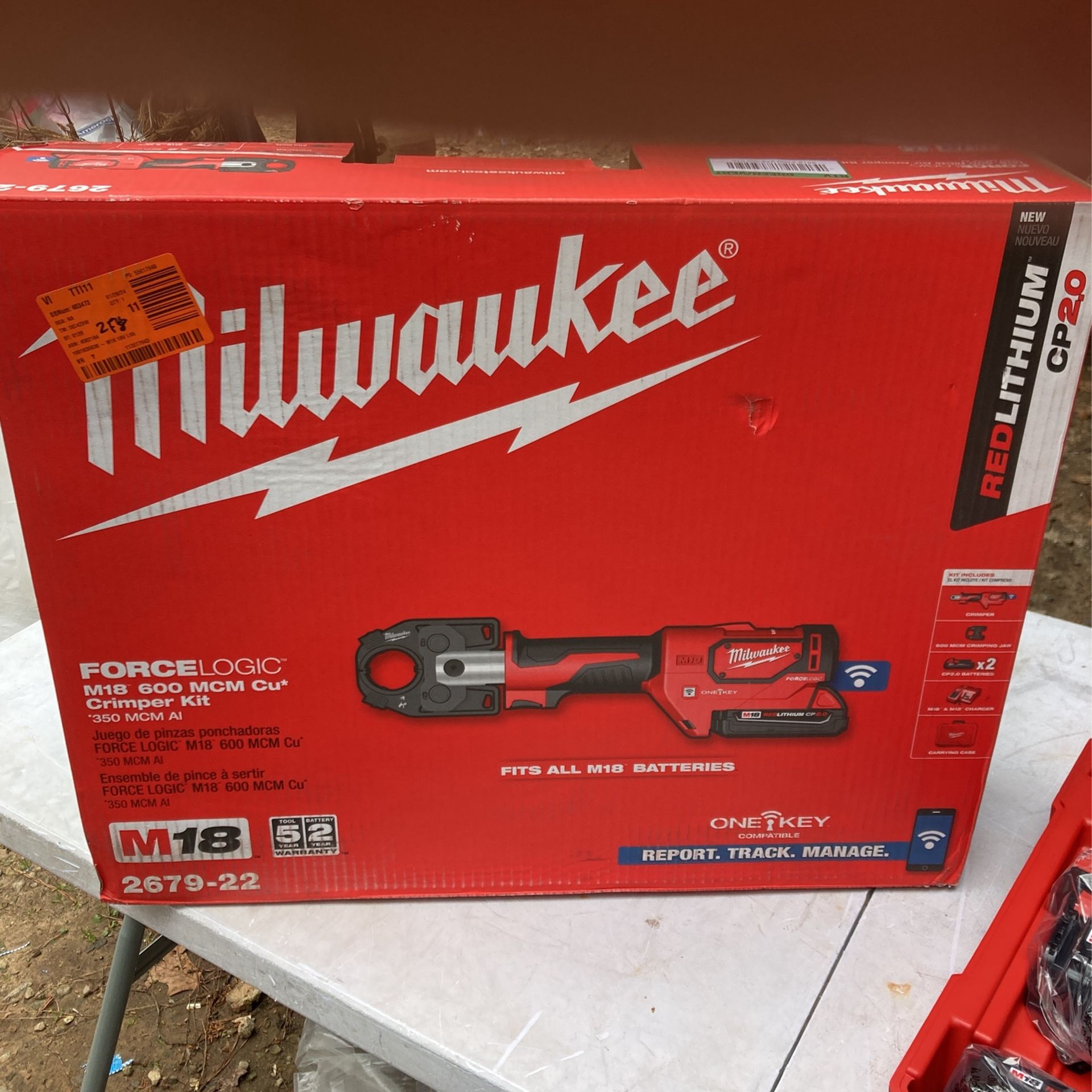 MILWAUKEE M18 600 MCM CU* CRIMPER KIT