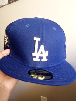 LA Dodgers Fitted Hat Size 8 Jackie Robinson Edition 