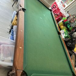 Beautiful 3 Piece Slate Pool Table 