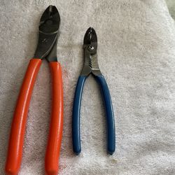 Snap-on /Cornwell Angled -wire Cutter and Crimper Tools