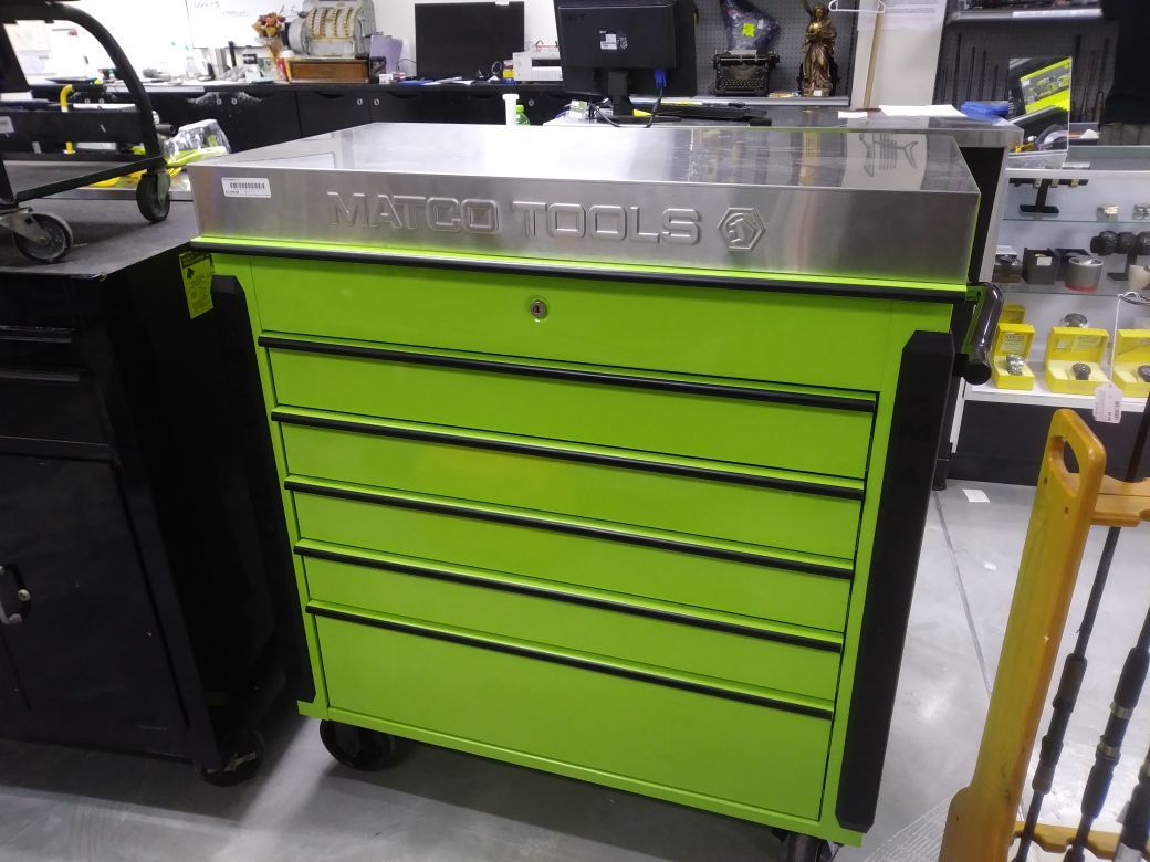 Matco Tools JSC750 Lime Green Rolling Toolbox