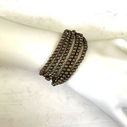 Multi Strand Beaded Cord Bracelet 
