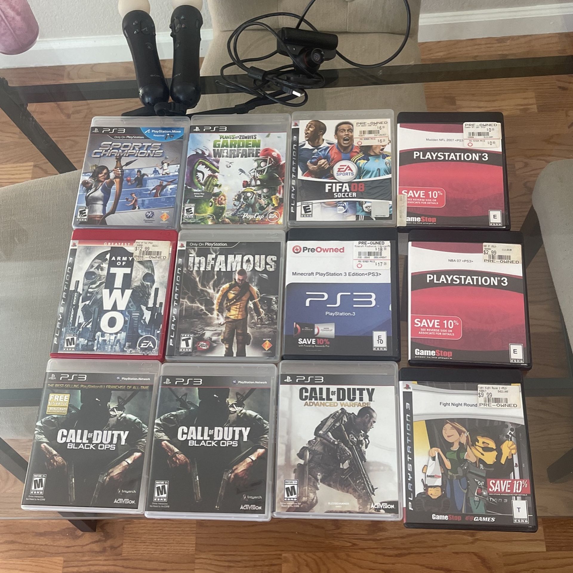 PS3 Games With Motion Controllers/Camera