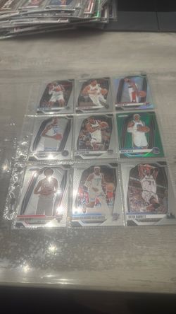 Panini Prizm NBA Basketball Cards Lot of 9