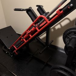 2 In 1 Leg Training Machine - Leg Press & Hack Squat