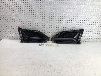 2019 2022 HYUNDAI VELOSTER N FRONT BUMPER FOG LIGHT COVERS OEM
