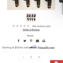 MOPAR 577 cc/min Fuel Injectors SET OF 8 (aka SRT-4 Stage 1