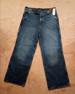 Wide Leg High Rise Express Jeans