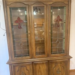 Two piece Wooden Decorative Cabinet