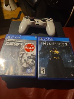 PS4 Slim 1TB with Control And 2 Games