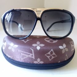 Louis Vuitton Evidence Gold Designer Sunglasses 