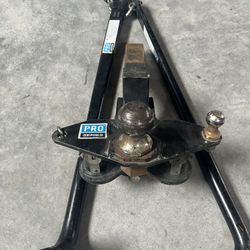 Pro series Trailer Hitch With weight Distributing Bars
