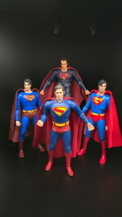 McFarlane DC Multiverse Live-Action Superman 7" Figure Lot