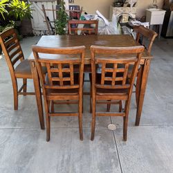 Wooden Table And Chairs