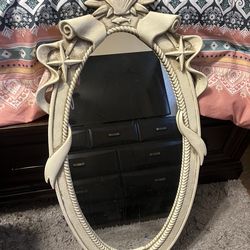 Seashells Wall Mirror Coastal Decor