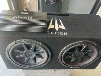 Kicker VR 12 s and a Hifonics 1500 watt amp 400 obo