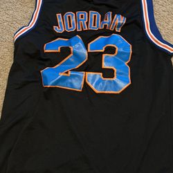 Black Michael Jordan Tune Squad Jersey