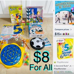 $8 For All Bundld of Games great to develop kids abilities and keep them busy all included some