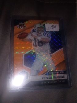 Super bowl MVPs Peyton Manning Indianapolis colts quarterback number 287 this is card 13 of 25