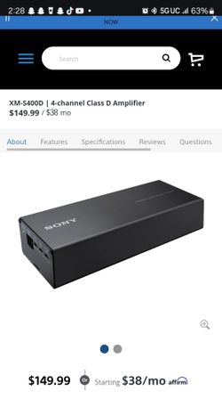 Sony XM - S400D 45watts X 4 