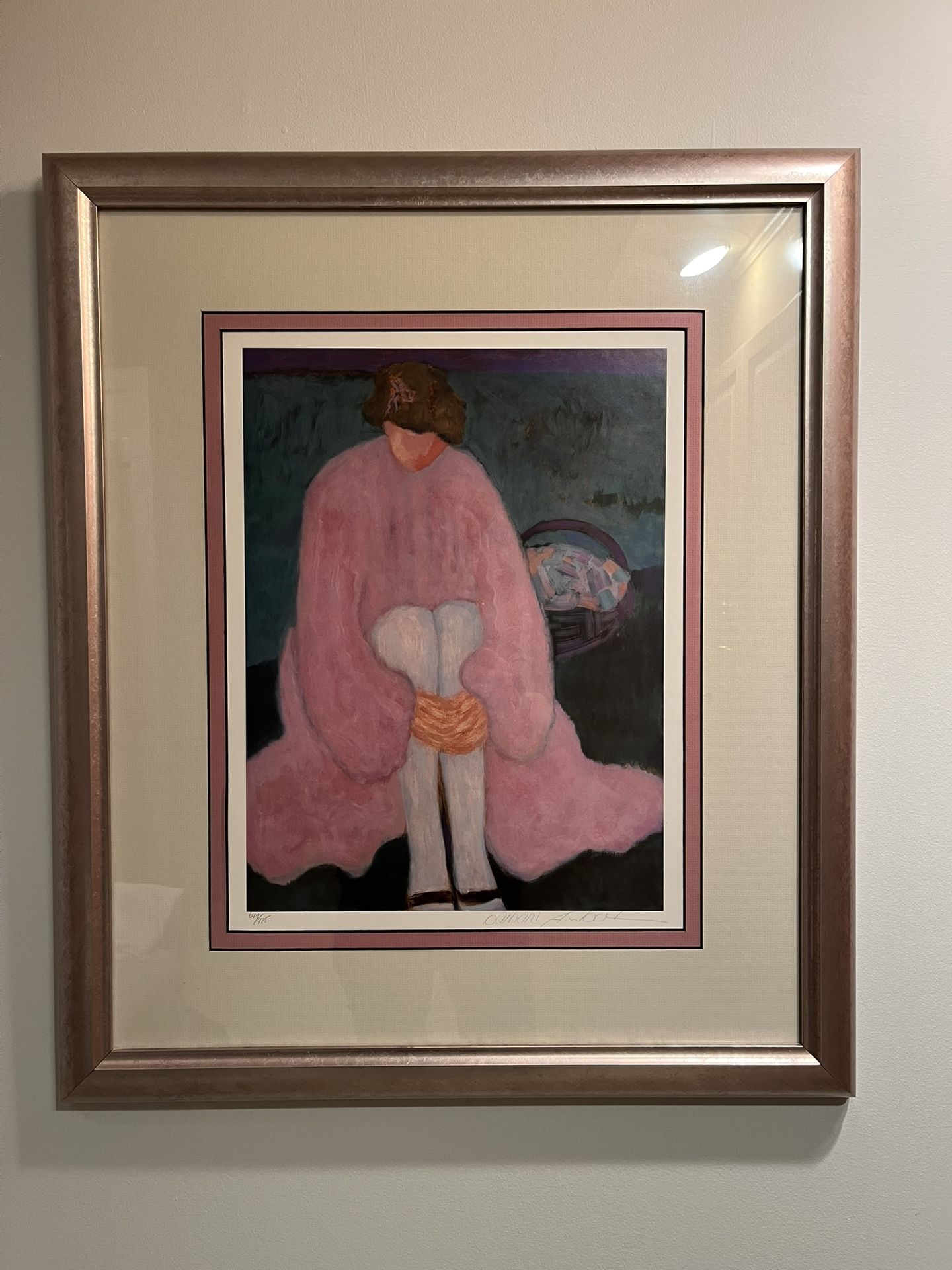 White Stockings Lithium Print Ltd Edition