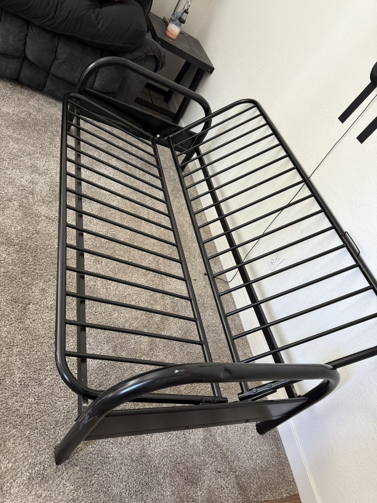 Black futon