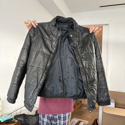 Vintage Leather Jacket From Japan