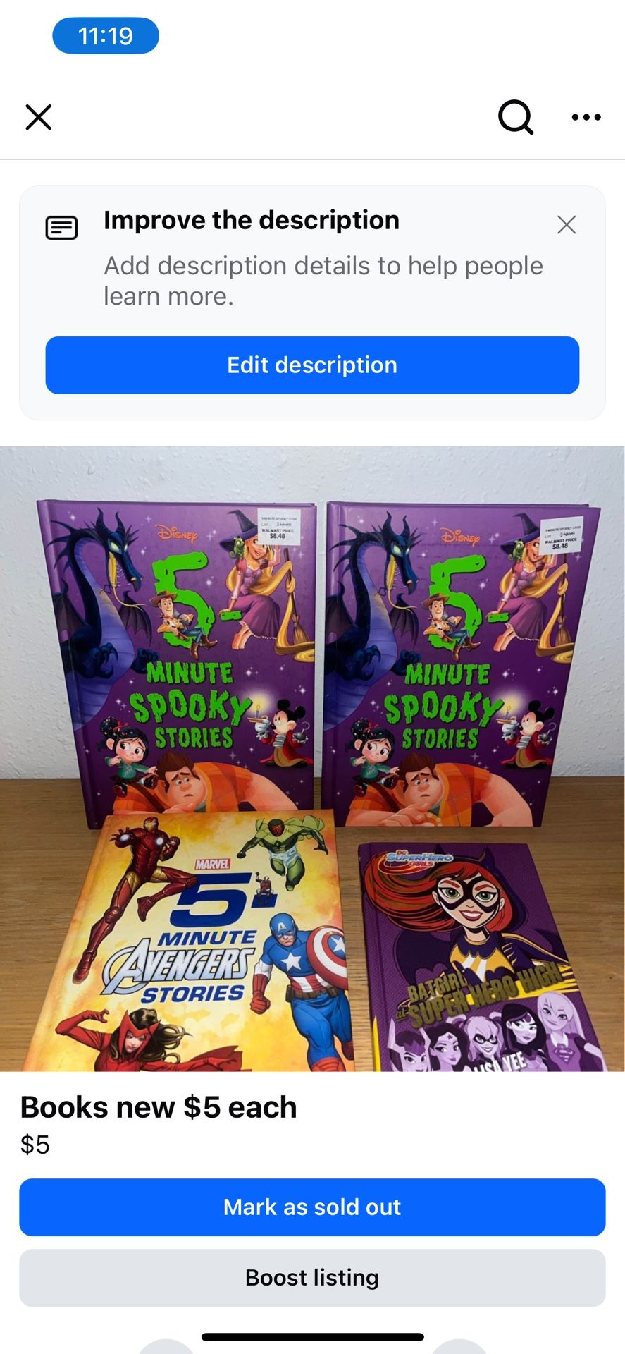 Books $5 Each