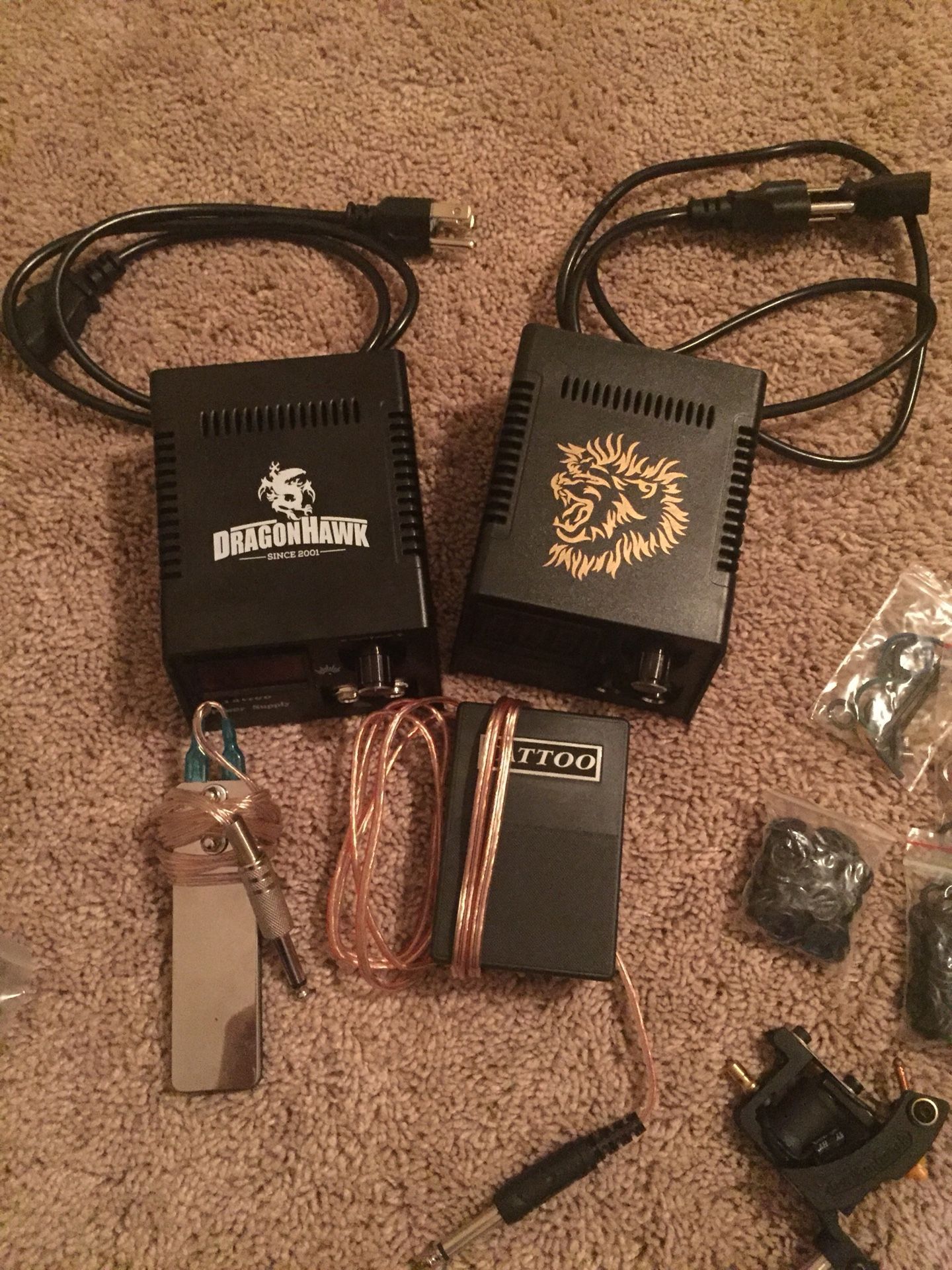Tattoo machine complete kit
