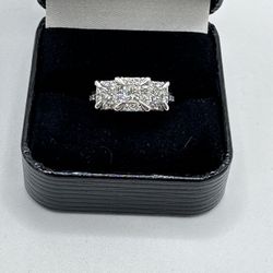 1.75ct  Diamond Wedding Engagement Ring Princess Diamond 