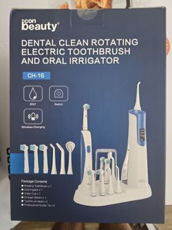 ICONbeauty DENTAL CLEAN ELECTRIC TOOTHBRUSH AND ORAL IRRIGATOR