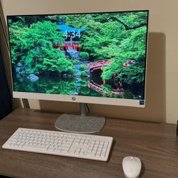 HP - 27" Full HD Touch-Screen All-in-One with Adjustable Height - Intel Core i5 - 8GB Memory - 512GB SSD - Shell White