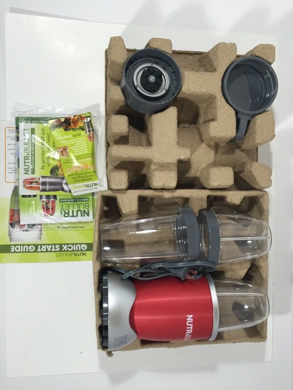 NutriBullet ( nutri bullet magic bullet ) brand new never used. 12 pieces complete set blender