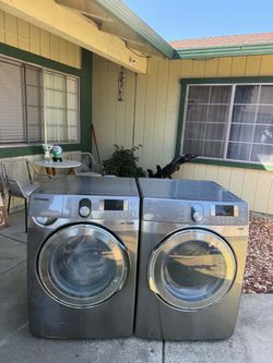Samsung washer and electric dryer