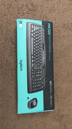 Wireless Logitech keyboard and mouse