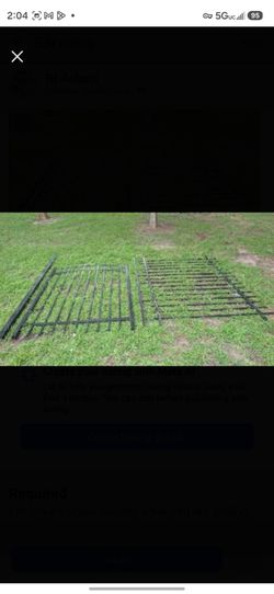 Black fence kit