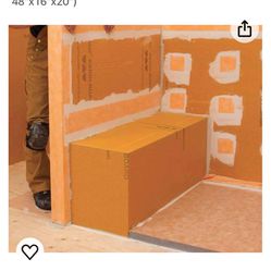 Schluter Kerdi Board Shower Bench (Rectangle 48"x16"x20")