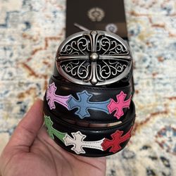 Chrome Hearts Real leather belt
