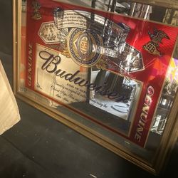 Budweiser Mirror Vintage