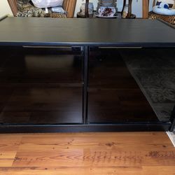 Rolling Tv Cabinet (See Description) 