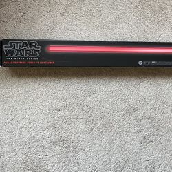 Star Wars Red FX Lightsaber Asajj Ventress Disney Collectible 