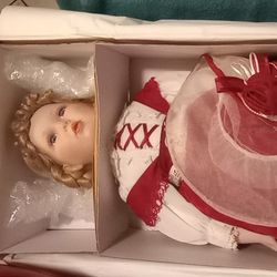 Beautiful "Ruby" Porcelain Doll