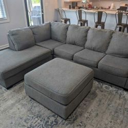 Dark Grey Couch 