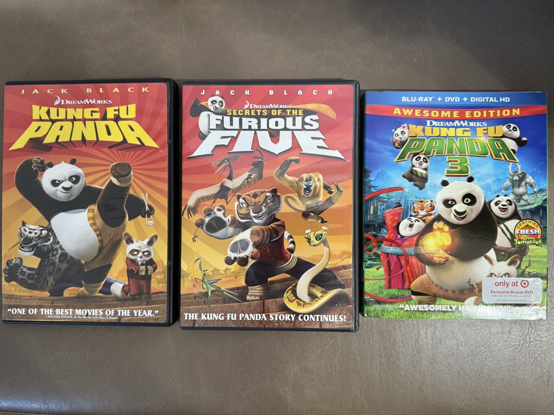 Kung Fu Panda 2 DVDs/1 BluRay