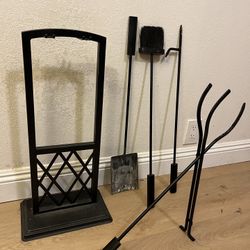 Modern Design Fireplace Tools Set (Read Description)