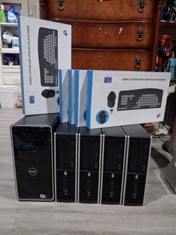 Selling these 5 Desktop Computers Windows 10.  Good condition. asking 200  for everything,  or 50 each.

-  1  Hp desktop computer.
 Windows 10.   
AM