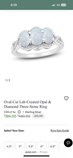 Diamond Opal Ring!